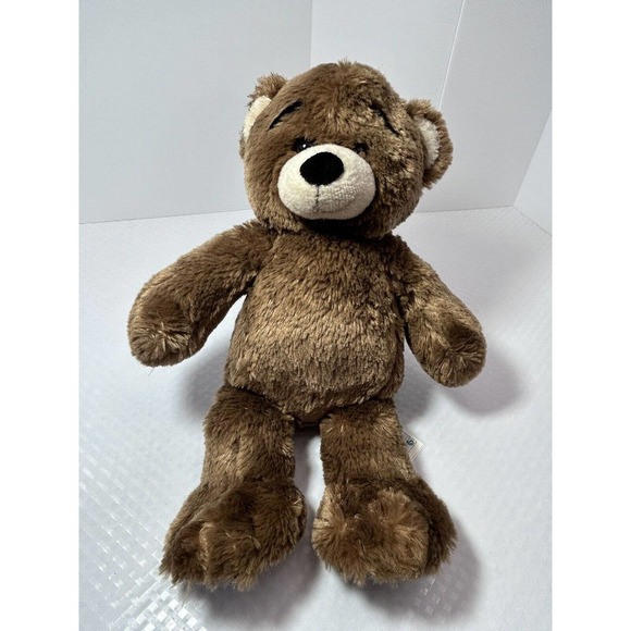 Build A Bear Teddy Bear Bearemy 15" Brown Bear Big Eyebrows Stuffed Animal Toy - Picture 2 of 10